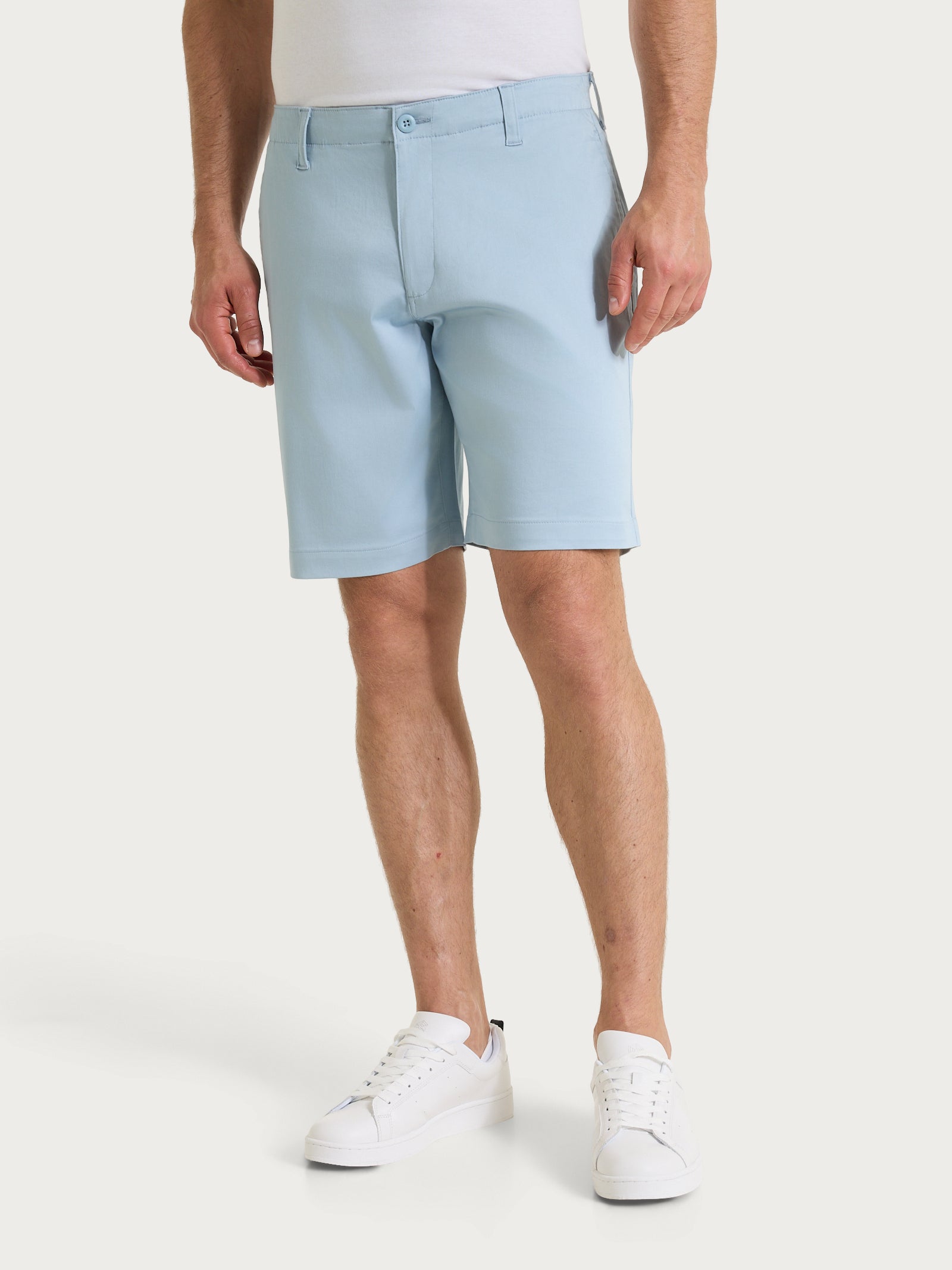 Bermuda con tasche in Satin Power  Azzurri Uomo - Ragno