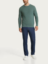 Pantalone con tasche america in Satin Power  Blu Uomo - Ragno
