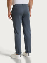Pantalone con tasche america in Satin Power  Neri Uomo - Ragno