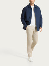 Giacca utility in Canvas Stretch Blu Uomo - Ragno