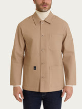 Giacca utility in Canvas Stretch Marroni Uomo - Ragno