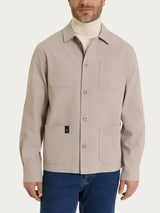 Giacca utility corta in Canvas Stretch Grigi Uomo - Ragno