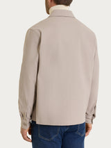 Giacca utility corta in Canvas Stretch Grigi Uomo - Ragno