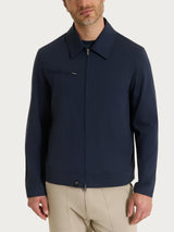 Giacca a manica lunga in Compact Light Blu Uomo - Ragno