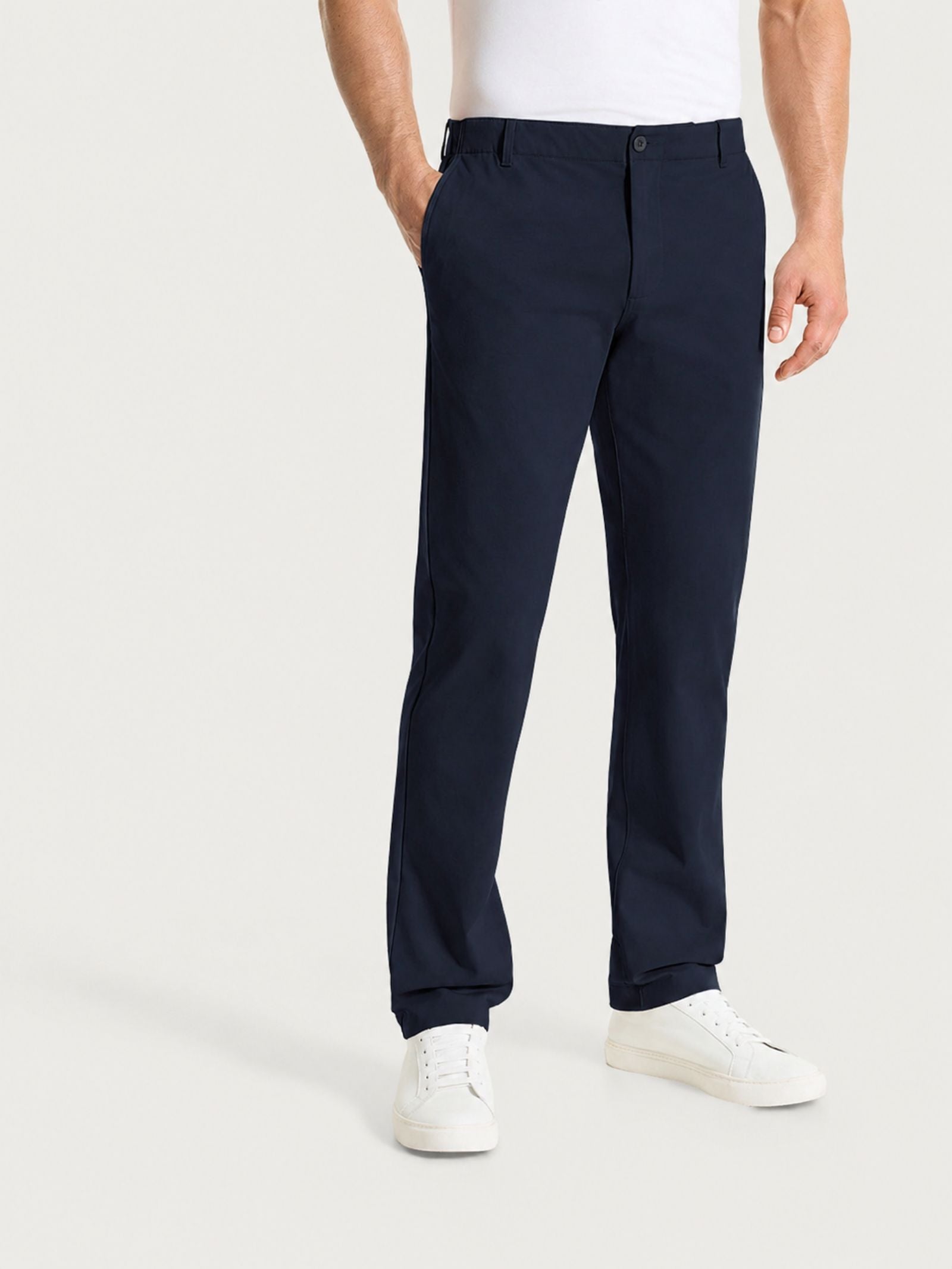 Pantalone con tasche america in Compact Light Blu Uomo - Ragno