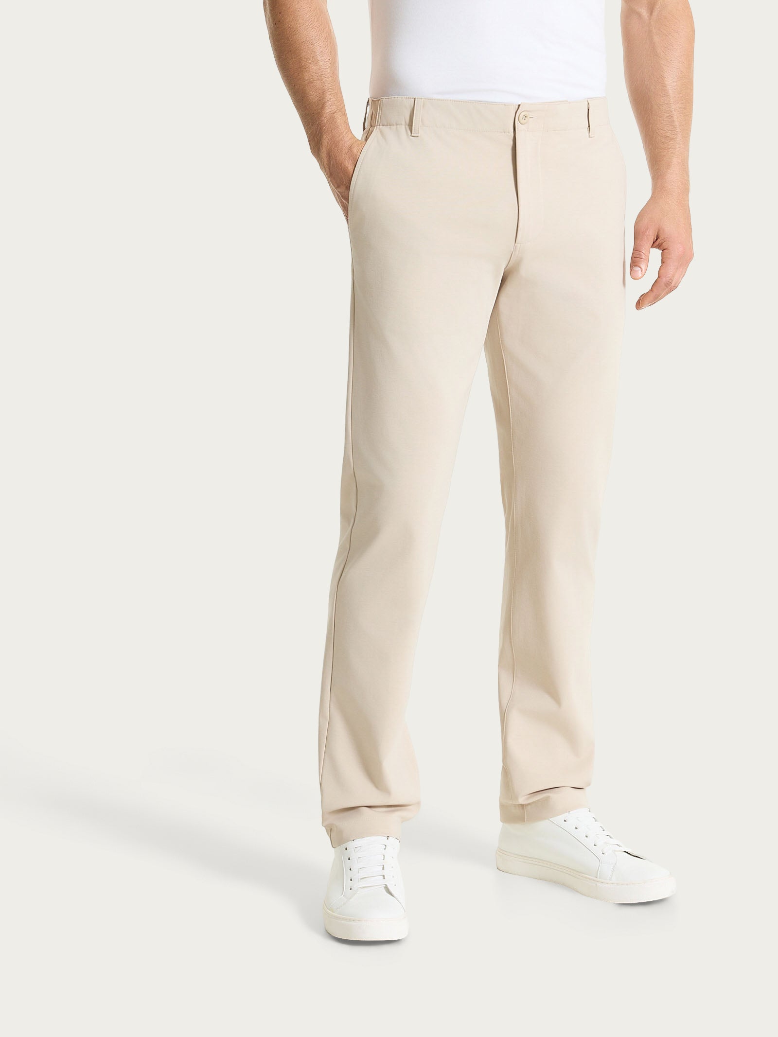 Pantalone con tasche america in Compact Light Marroni Uomo - Ragno