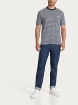 Jeans Chino in Light Denim Viola Uomo - Ragno
