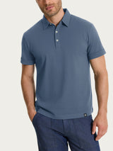 Polo in Cotone Piquet Double Mercerized Neri Uomo - Ragno