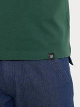 Polo in Cotone Piquet Double Mercerized Verdi Uomo - Ragno