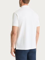 Polo a manica corta in Cotone Piquet Double Mercerized Bianchi Uomo - Ragno