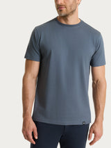 Maglietta girocollo in Jersey Double Mercerized Neri Uomo - Ragno