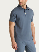 Polo a manica corta in Jersey Double Mercerized Neri Uomo - Ragno