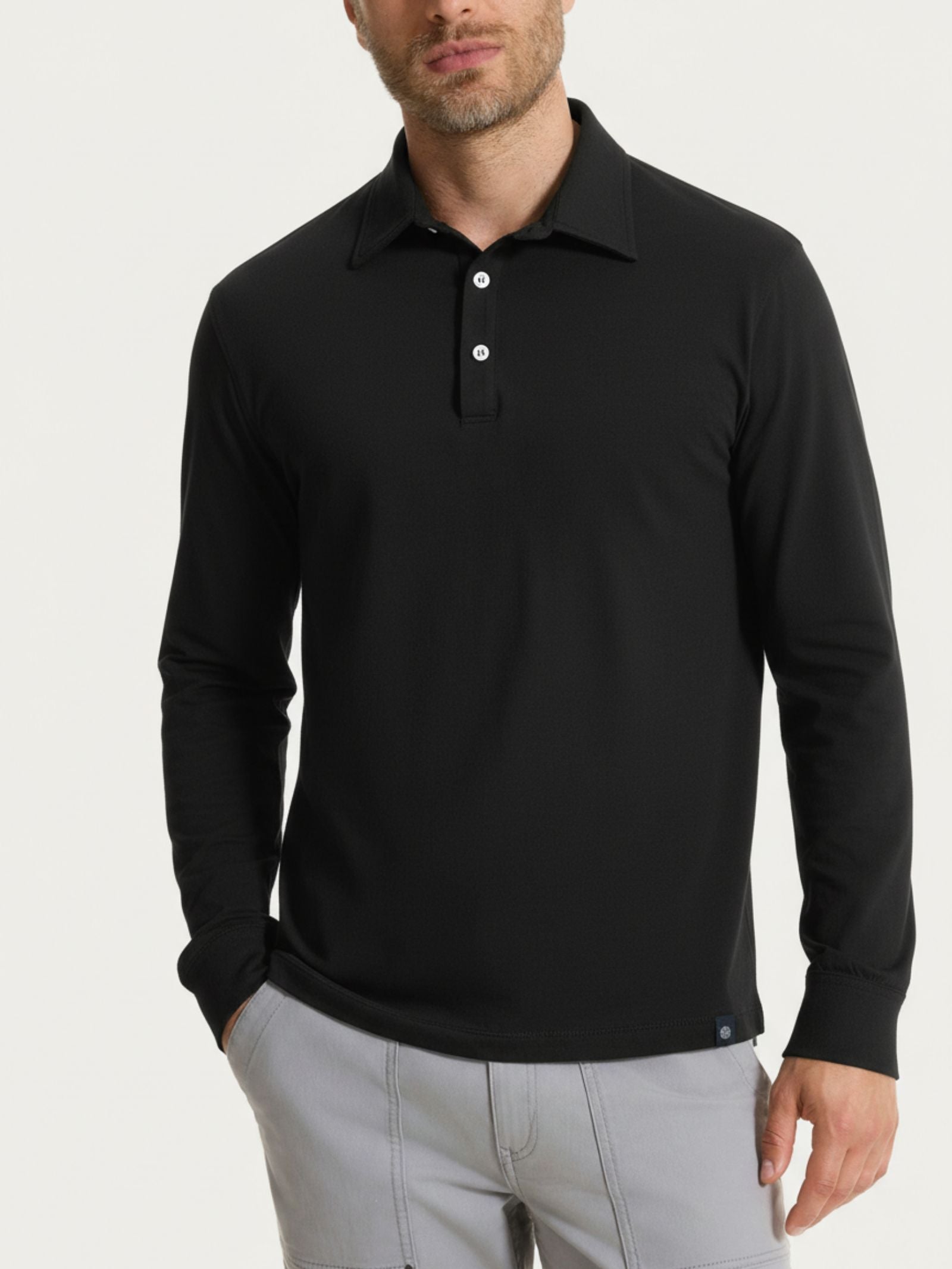 Maglietta a manica lunga in Ultralight Neri Uomo - Ragno