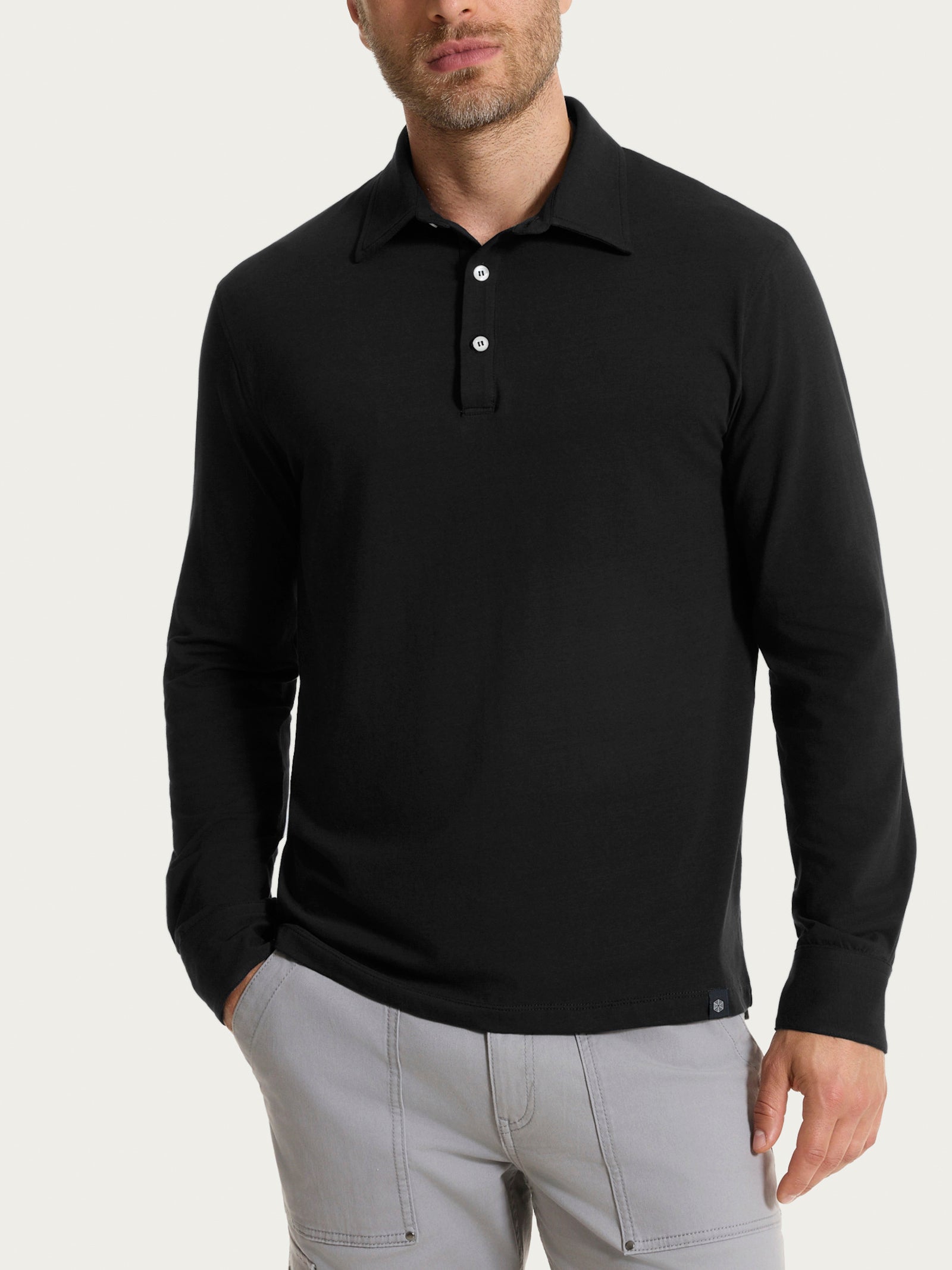 Maglietta a manica lunga in Ultralight Neri Uomo - Ragno