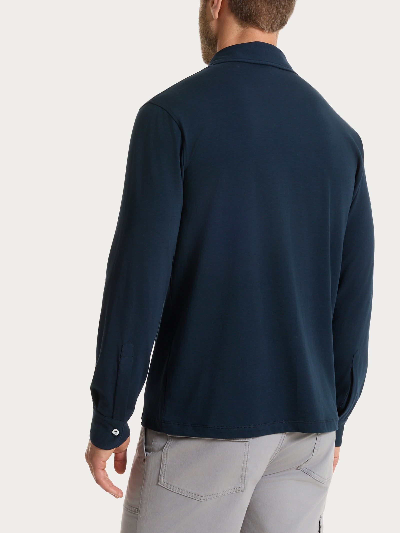 Maglietta a manica lunga in Ultralight Blu Uomo - Ragno