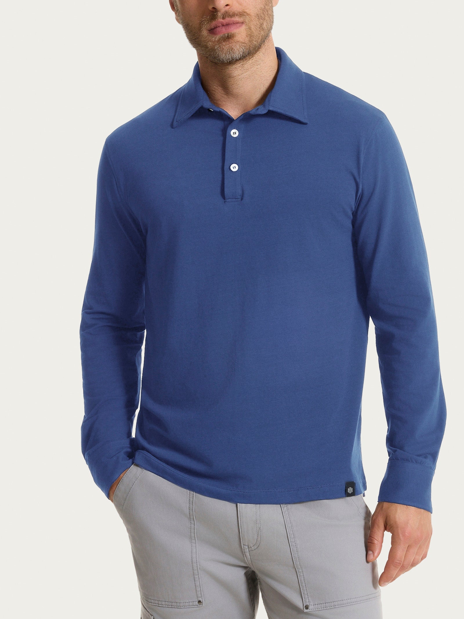 Maglietta a manica lunga in Ultralight Blu Uomo - Ragno