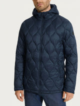 Piumino puffer con cappuccio Onion Quilt Blu Uomo - Ragno