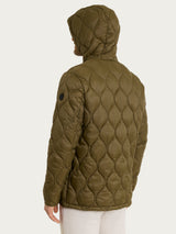 Piumino puffer con cappuccio Onion Quilt Verdi Uomo - Ragno
