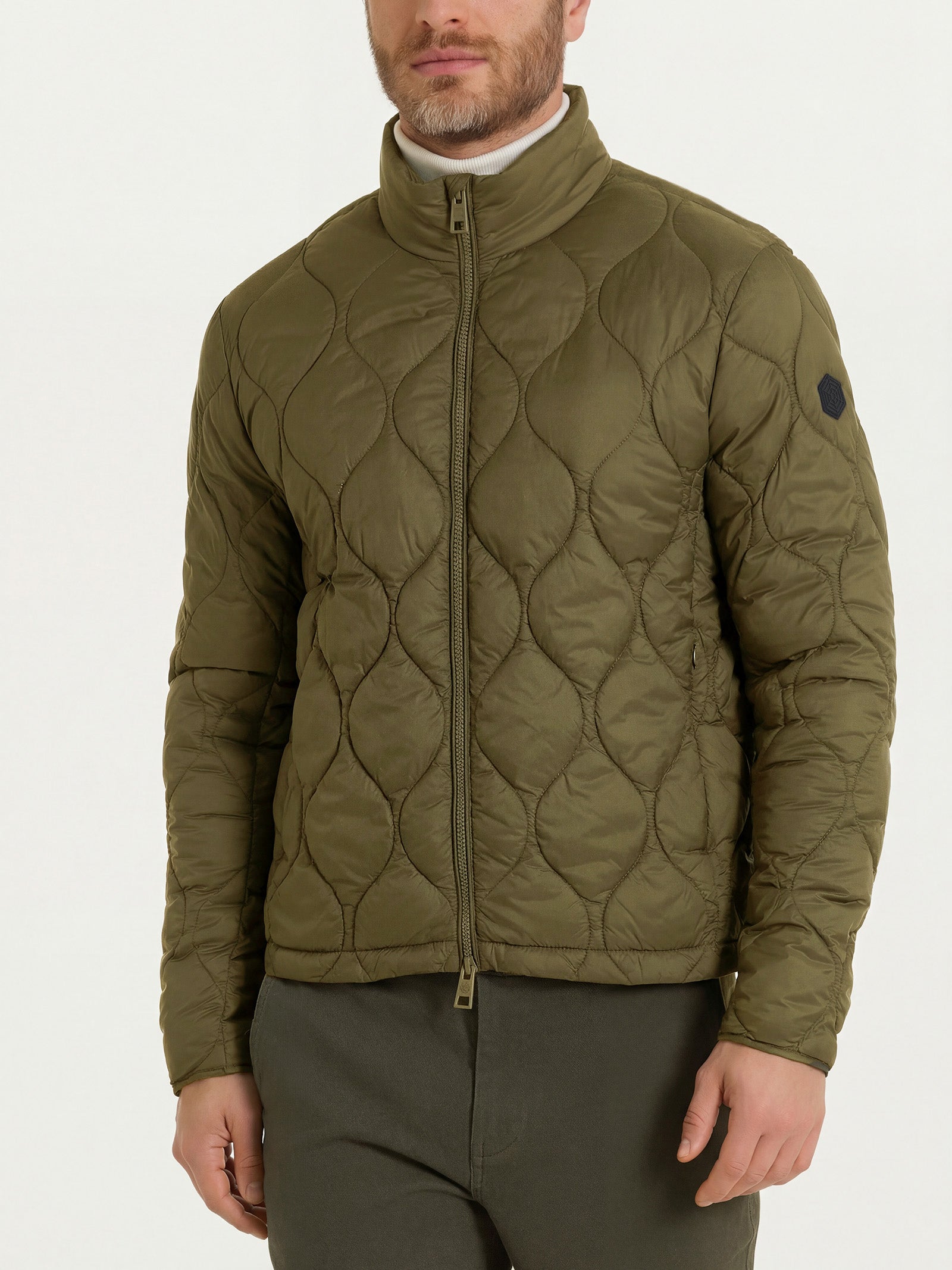 Piumino puffer Onion Quilt Verdi Uomo - Ragno