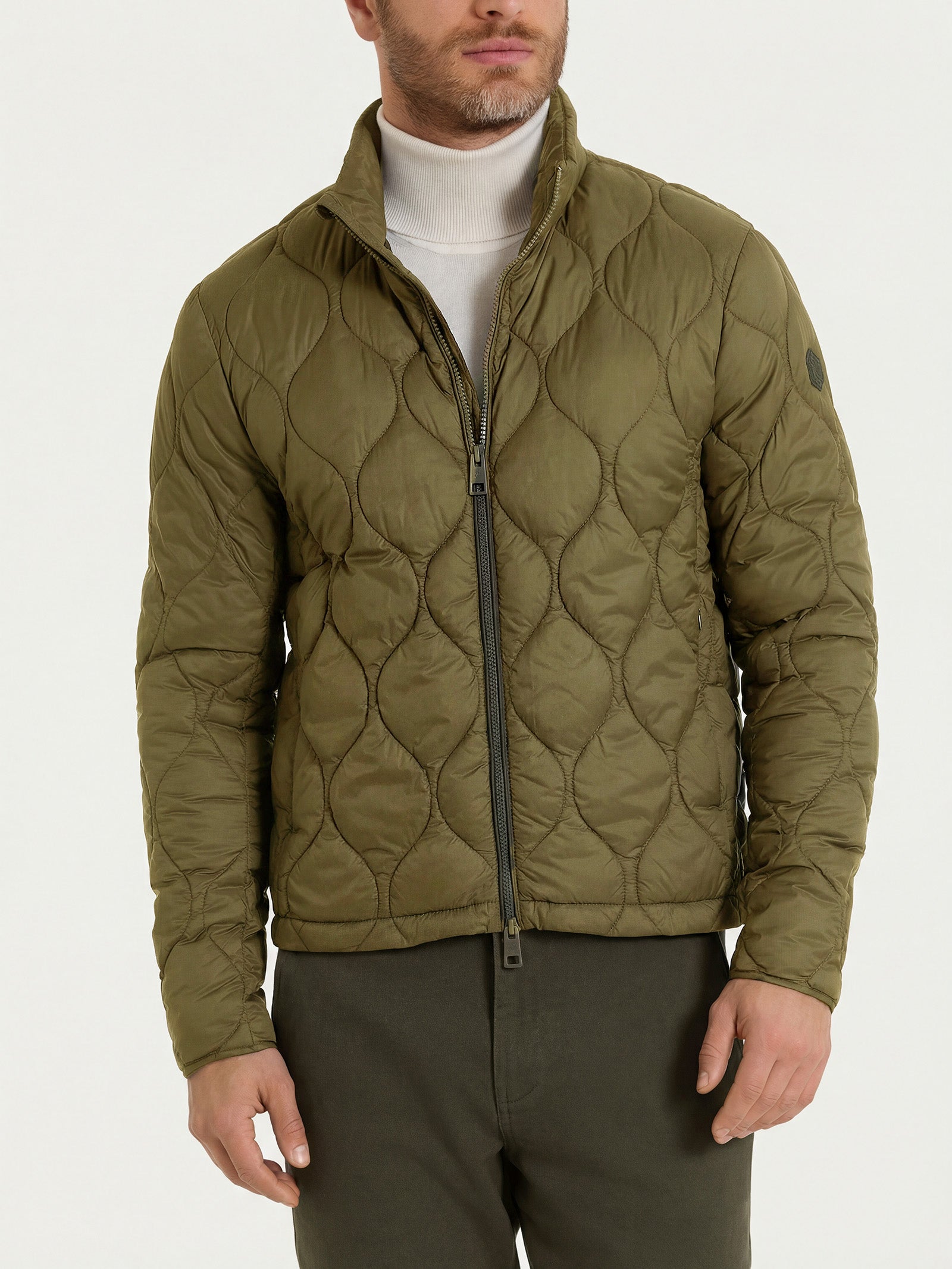 Piumino puffer Onion Quilt Verdi Uomo - Ragno