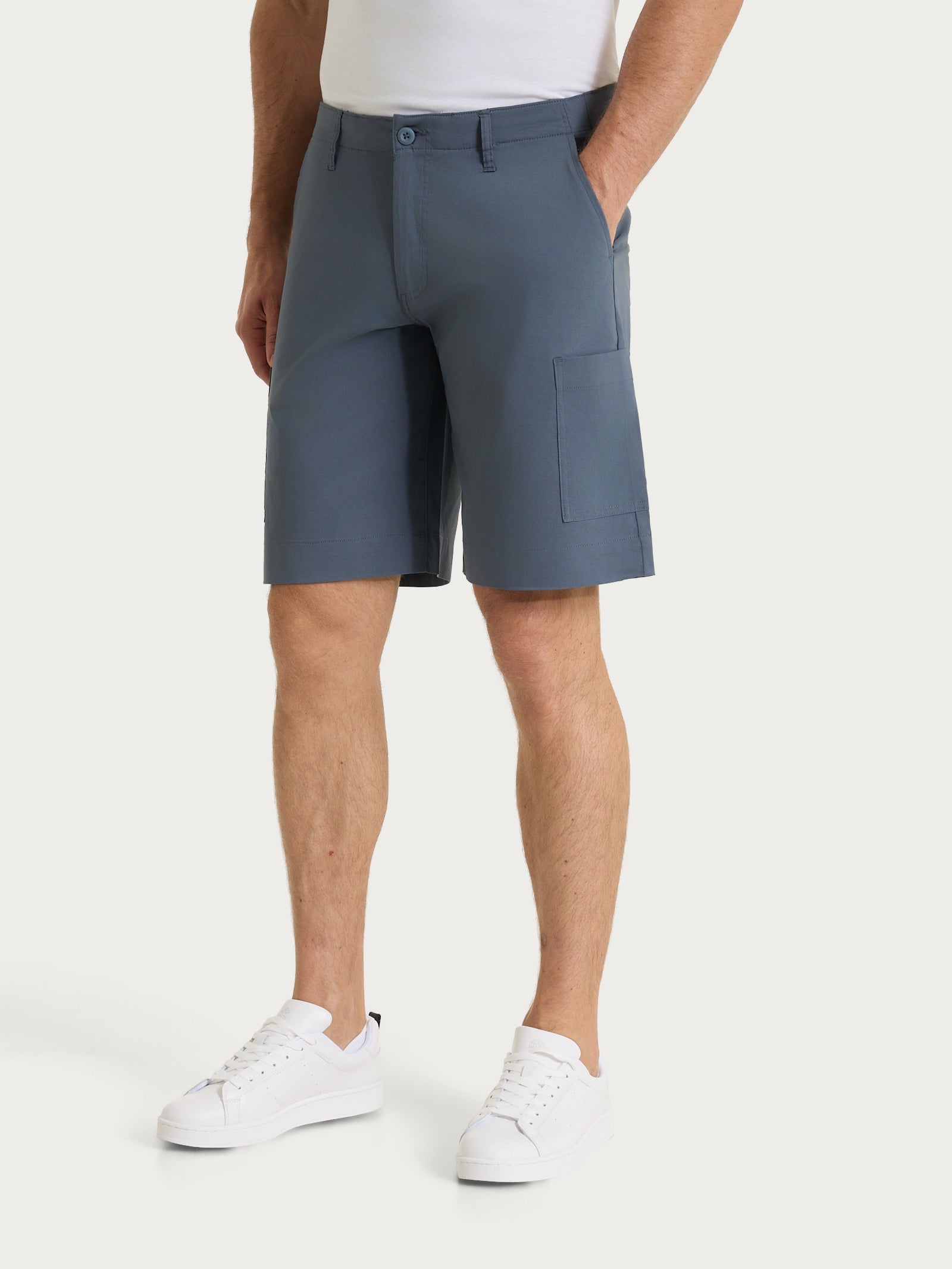 Bermuda Cargo in Super Fresh Neri Uomo - Ragno