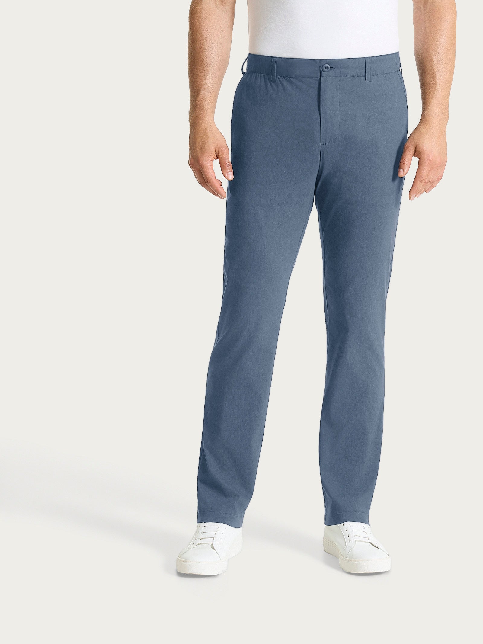 Pantalone con tasche america in Super Fresh Neri Uomo - Ragno