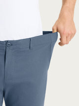 Pantalone con tasche america in Super Fresh Neri Uomo - Ragno