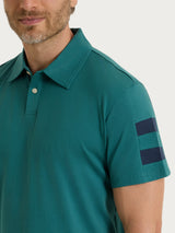Polo con taschino in Jersey di Cotone Verdi Uomo - Ragno