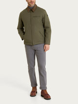 Giacca con zip in Winter Canvas Verdi Uomo - Ragno