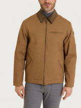 Giacca con zip in Winter Canvas Marroni Uomo - Ragno
