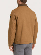 Giacca con zip in Winter Canvas Marroni Uomo - Ragno