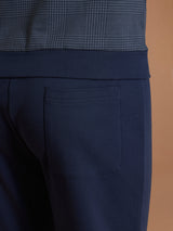 Pigiama a serafino con grafiche in interlock di caldo cotone Blu Uomo - Ragno
