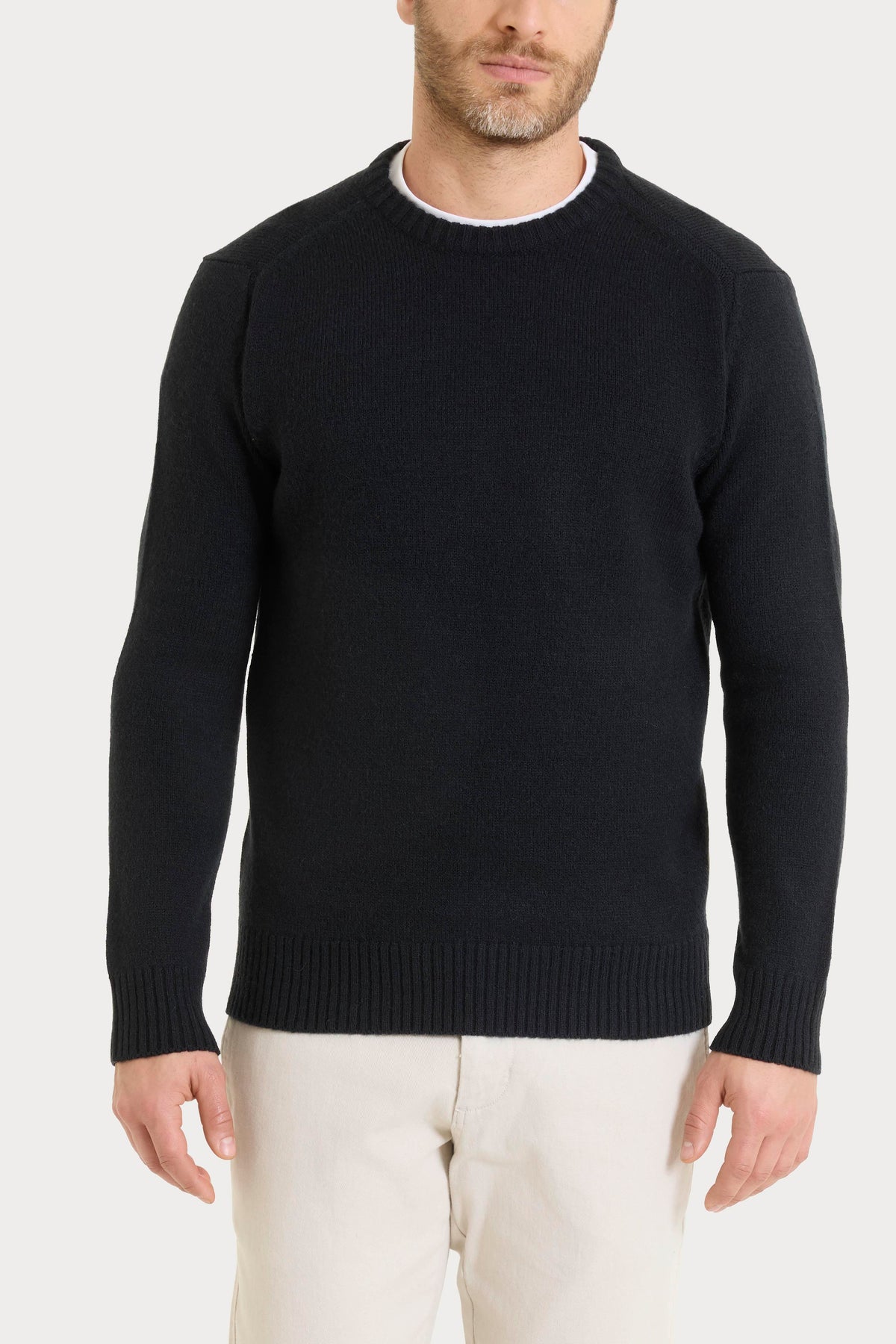 Maglia girocollo in NaturalSoft Blu Uomo - Ragno
