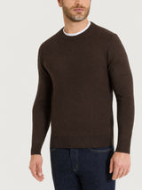 Maglia girocollo in NaturalSoft Marroni Uomo - Ragno
