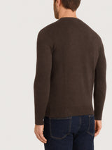 Maglia girocollo in NaturalSoft Marroni Uomo - Ragno