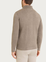 Giacca con zip in NaturalSoft Grigi Uomo - Ragno