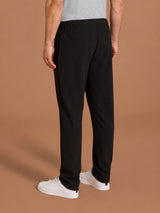 Pantalone a gamba dritta in Scuba Soft Touch Neri Uomo - Ragno