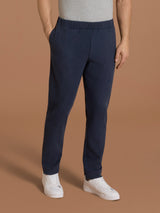 Pantalone a gamba dritta in Scuba Soft Touch Blu Uomo - Ragno