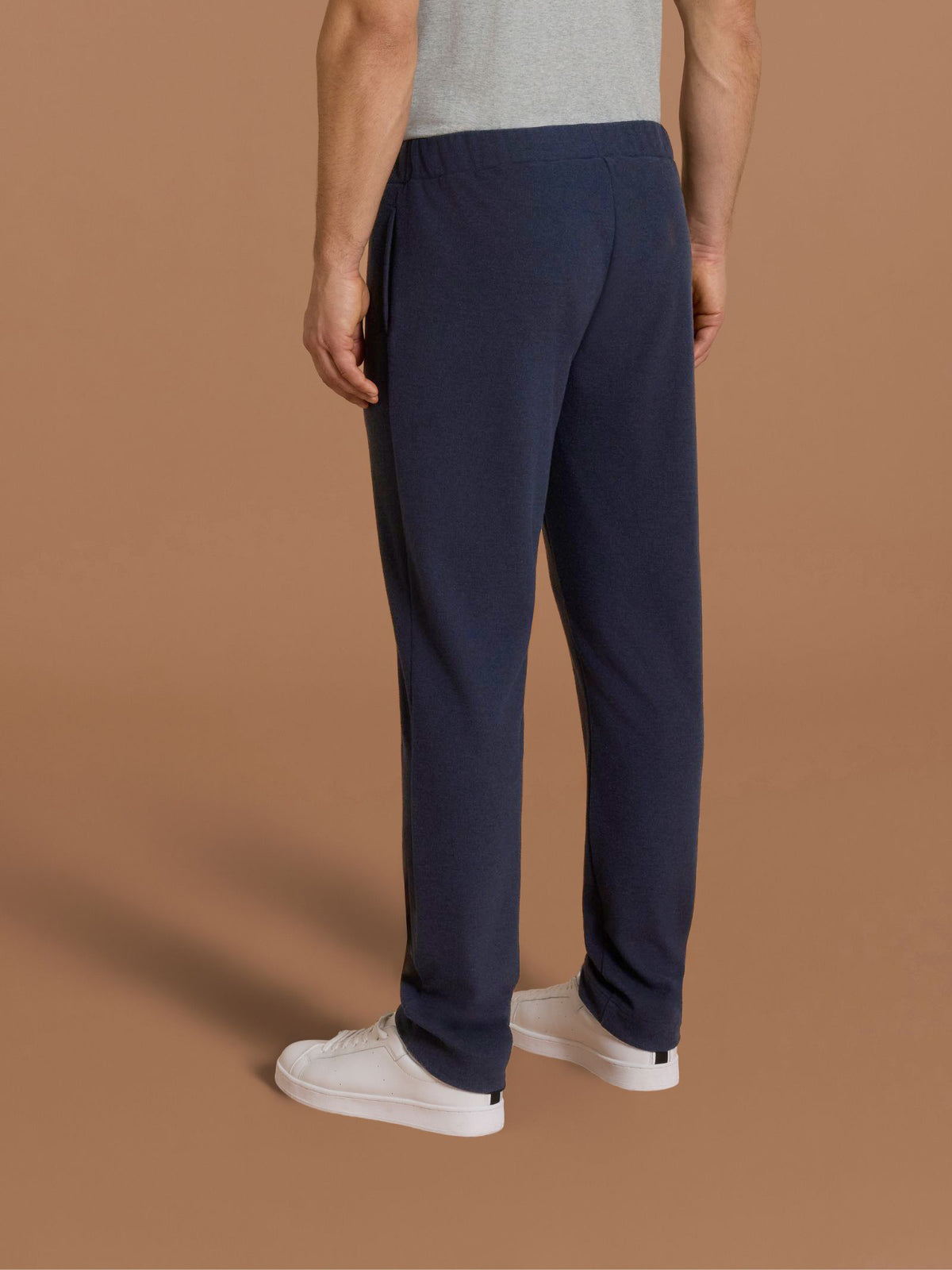 Pantalone a gamba dritta in Scuba Soft Touch Blu Uomo - Ragno